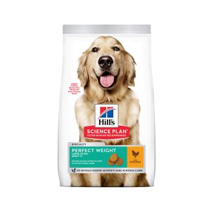 Hill���s Science Plan Adult Perfect Weight Large Breed Dog Food With Chicken (12Kg)